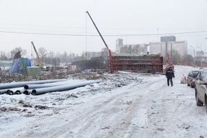 В Великих Луках продолжается расчистка местности для строительства путепровода (ФОТО)