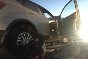 В Великих Луках произошло тройное ДТП (фоторепортаж)