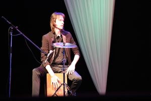 Музыканты De Las Llamas на сцене ДК ЛК 