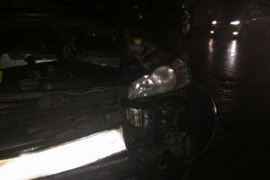 В Великих Луках столкнулись две легковушки (фото)