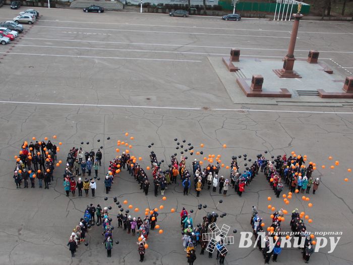 Сегодня над Великими Луками летели шары