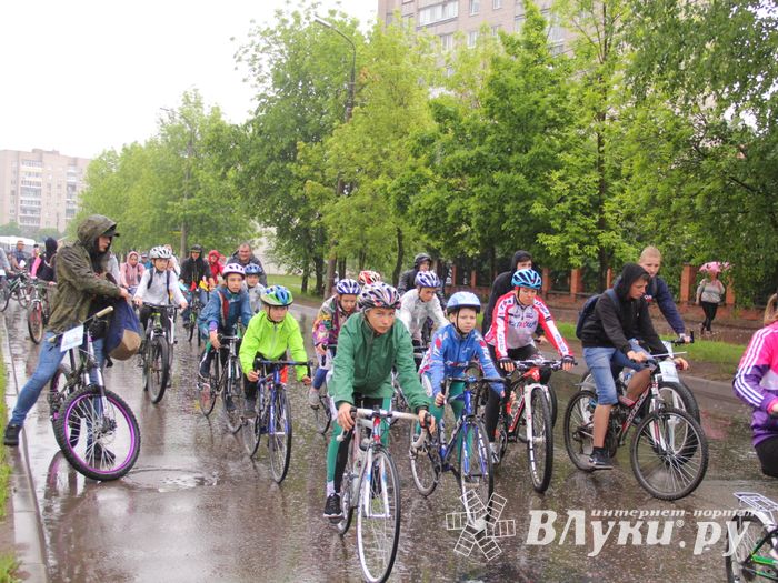 Зигзаг здоровья выполнили великолукские велосипедисты (ФОТО)