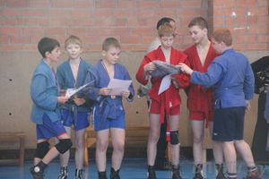 состоялось Открытое первенство города Великие Луки по борьбе самбо