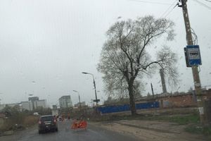 На ул. Промышленная ведутся дорожные работы