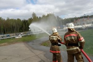 На нефтеперекачивающей станции «Великие Луки» был потушен условный пожар (ФОТО)