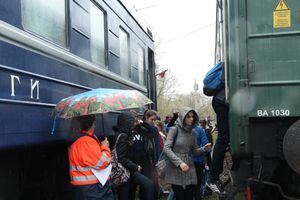 Информационный поезд Октябрьской железной дороги прибыл в Великие Луки