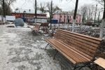 Обновлённый сквер на Гагарина ждёт весны (ФОТО)