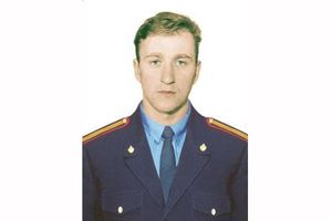 Старшина милиции Михаил Глушанков