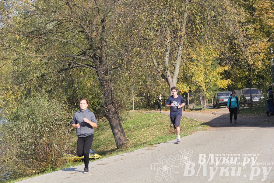 На о. Дятлинка прошел кросс среди обучающихся 8-х классов