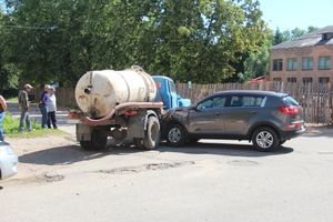 ДТП на перекрёстке Сибирцева/Р.Люксембург (ФОТО)