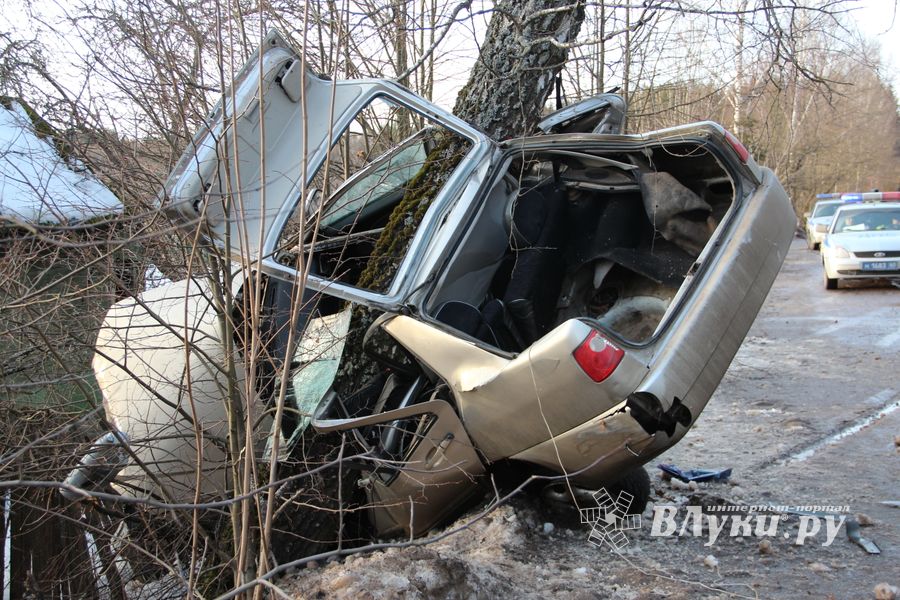 Смертельное ДТП на выезде из Великих Лук (ФОТО)