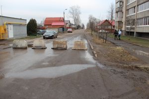 Улица Холмская закрылась для движения (ФОТО)