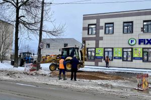 На проспекте Гагарина устранили прорыв в сетях водопровода (ФОТО)