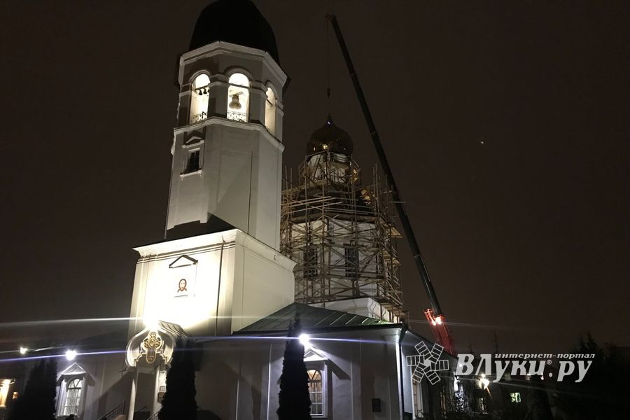 На Свято-Вознесенском соборе появился новый купол (ФОТО, ВИДЕО)