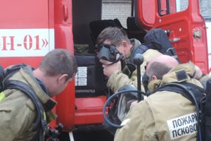 В Псковской области прошли пожарно-тактические учения (фото)