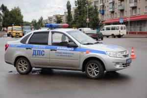 В Великих Луках произошло ДТП с участием автомобиля ДПС (ФОТО)