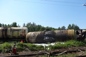 На месте схода с рельс вагонов в Псковской области заканчиваются восстановительные работы (ФОТО)