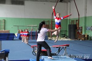 В Великих Луках состоялось Первенство по командной гимнастике (фото)