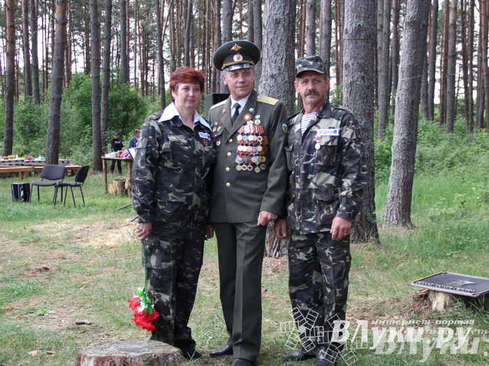 Торжественная церемония закладки Камня Памяти у деревни Каськово