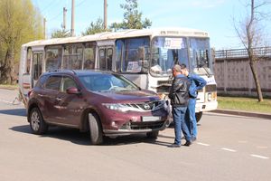 Фотофакт: ДТП на проспекте Гагарина в Великих Луках