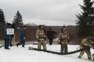 В Опочецком доме-интернате для престарелых и инвалидов провели тренировочное учение (фото)