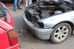 На Гагарина в Великих Луках столкнулись два «немца» (ФОТО)