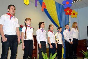 В Переслегинской гимназии прошел конкурс агитбригад: «Быть успешным, бодрым, смелым, мужественным и умелым!» (фото)