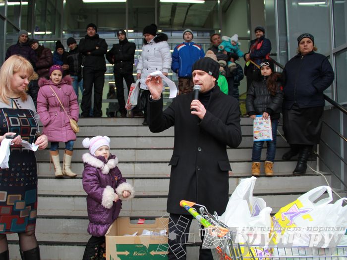 Открытие супермаркета «Тележка» в Великих Луках
