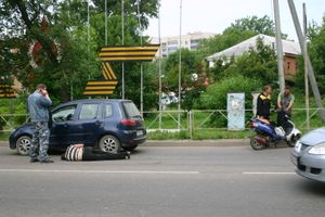 ДТП в пробке