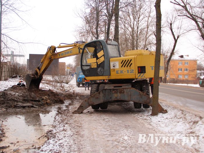На пр-те Гагарина произошёл прорыв водопровода (ФОТО)