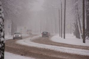 В Великих Луках снегопад и «день жестянщика» (фото)