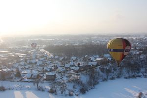 Великолукские пилоты присоединились к Рождественской фиесте «Яблоки на снегу» (ФОТО)