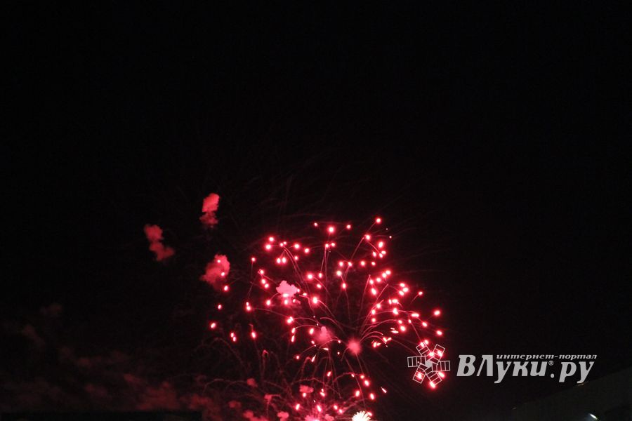 ​Праздничным концертом и салютом завершились празднования Дня Победы в Великих Луках (фото)