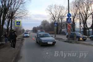 В Великих Луках сбит пешеход (фото)