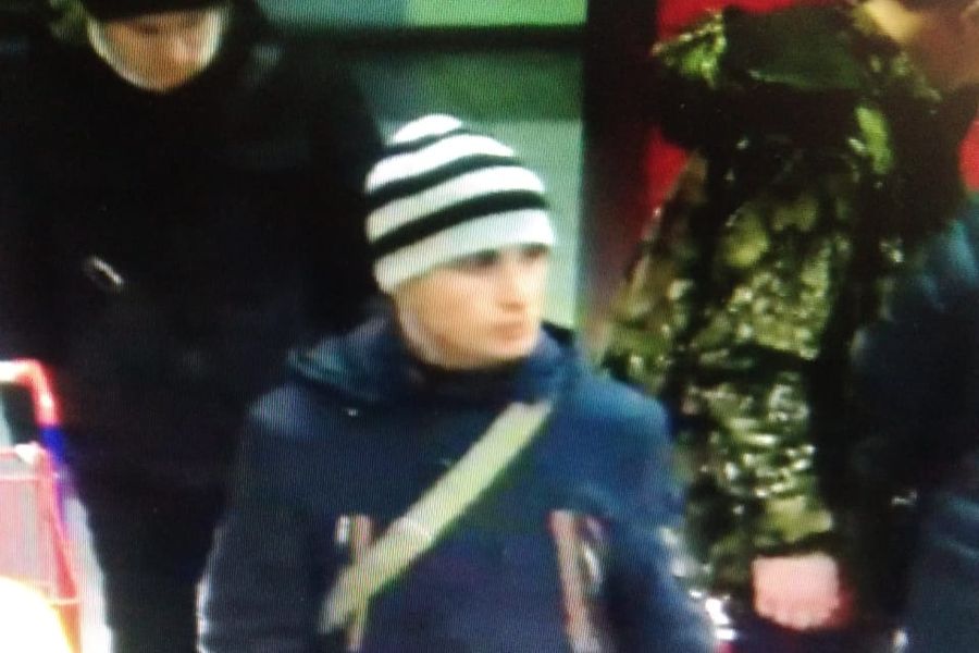 Полиция просит помочь установить подозреваемого в краже (ФОТО, ВИДЕО)