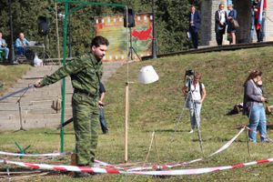 В Великолукской крепости прошёл Чемпионат Псковской области по рубке шашкой (ФОТО)