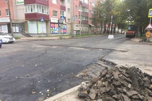 Ремонт на улице Ботвина (ФОТО)