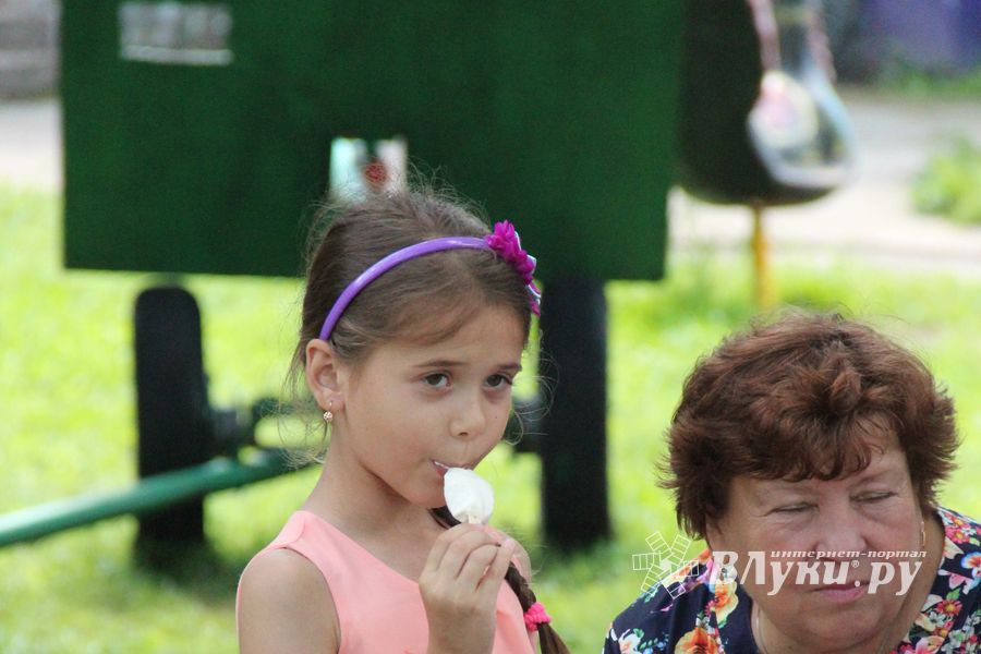 В городском парке Великих Лук прошёл День мороженого