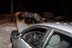 В Великих Луках горел Шевроле (ФОТО)