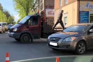 На проспекте Октябрьский ДТП (ФОТО)