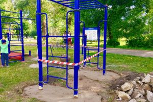 На Дятлинке появилась площадка для занятий варкаутом (ФОТО)