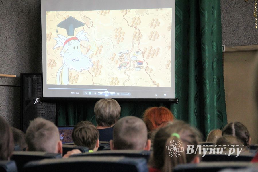 В школе №12 состоялась презентация мультфильма «Как Луки стали Великими» (ФОТО)