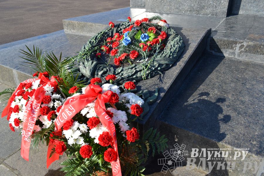 День защитника отечества в Великих Луках отметили памятным митингом и салютом