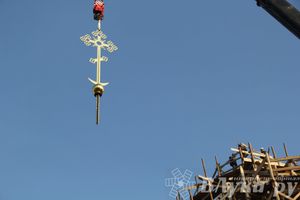 У храма святителя Тихона теперь есть освященные кресты