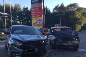 ДТП на Октябрьском в Великих Луках (ФОТО)