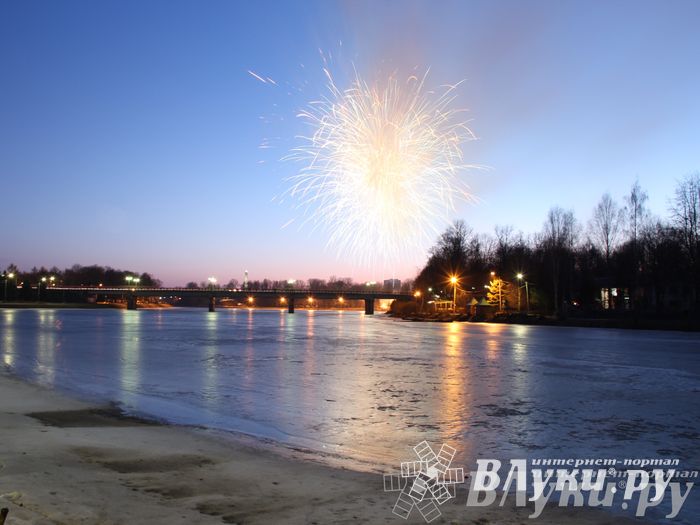 День защитника отечества в Великих Луках отметили памятным митингом и салютом