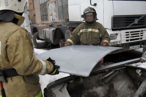 Соревнования по ликвидации последствий ДТП (фото)