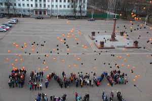 Сегодня над Великими Луками летели шары