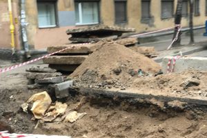 На пр. Гагарина меняют участок теплотрассы (ФОТО)