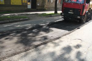 На ул. Ставского идёт ремонт дороги (ФОТО)